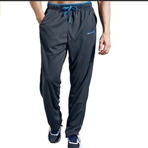 NWOT men’s medium royal blue and gray zipper pocket pants